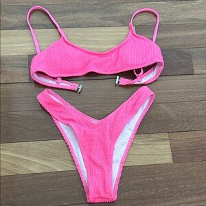 Vibrant Pink Bikini Set